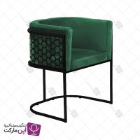 صندلی ناهارخوری فلزی مشکی