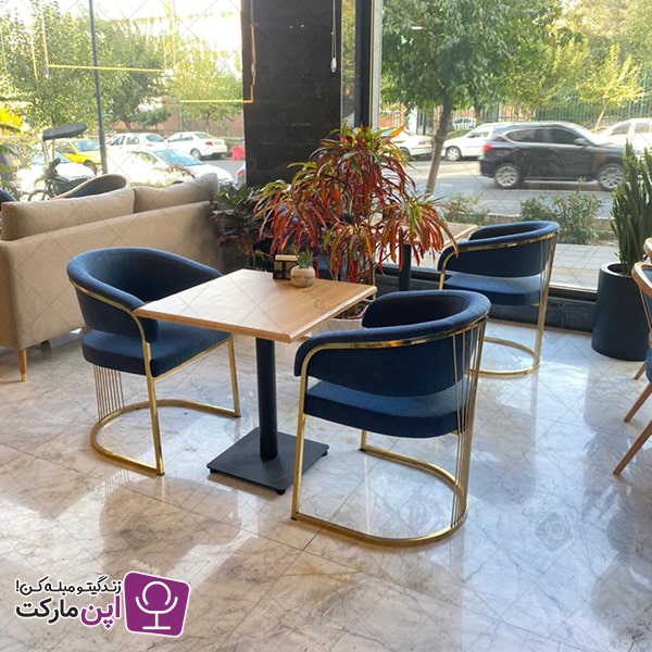 صندلی سزار طلایی