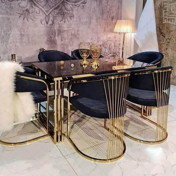 صندلی سزار طلایی