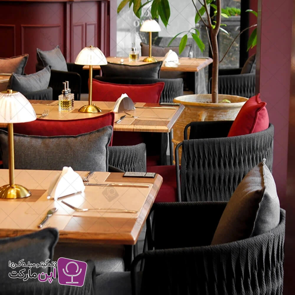 صندلی رستورانی کنزی 14 صندلی دسته کفی رستورانی کنزی